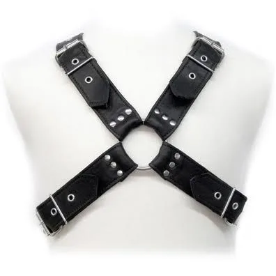 Harnais en cuir - boucles