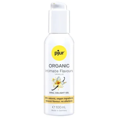 Gel délicieux oral à la vanille bio pour une salade intime 100 ml