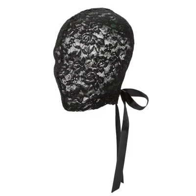 Scandal black lace balalava with bow