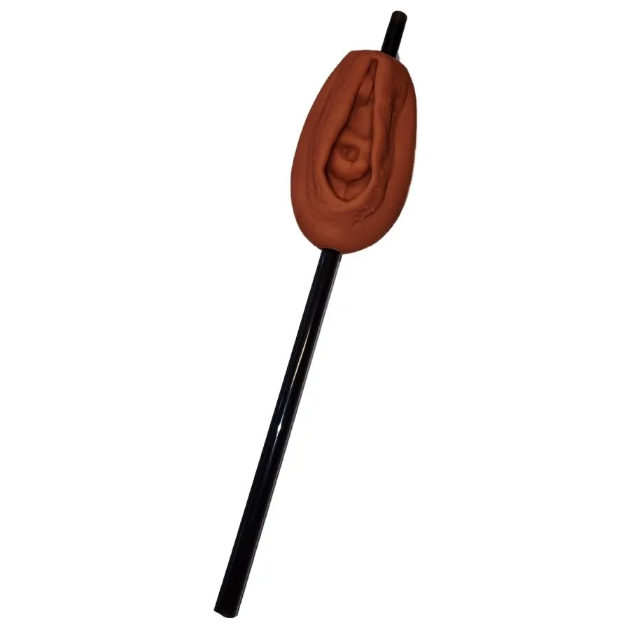 Paille vagina ton foncé