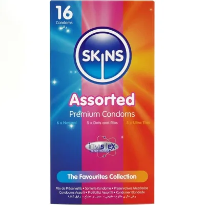 Sortierte premium-kondome packung 16