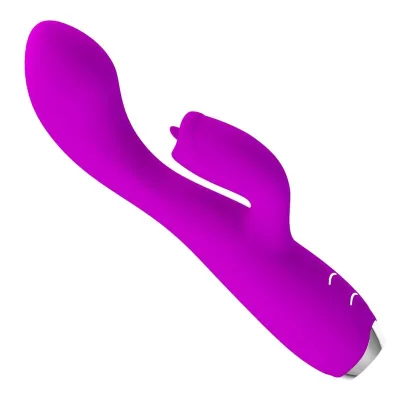 Pretty love - gloria wiederaufladbarer kaninchenvibrator, wasserdicht, lila
