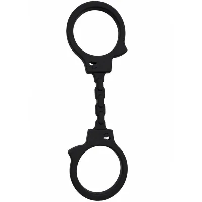 Silicone handcuffs black