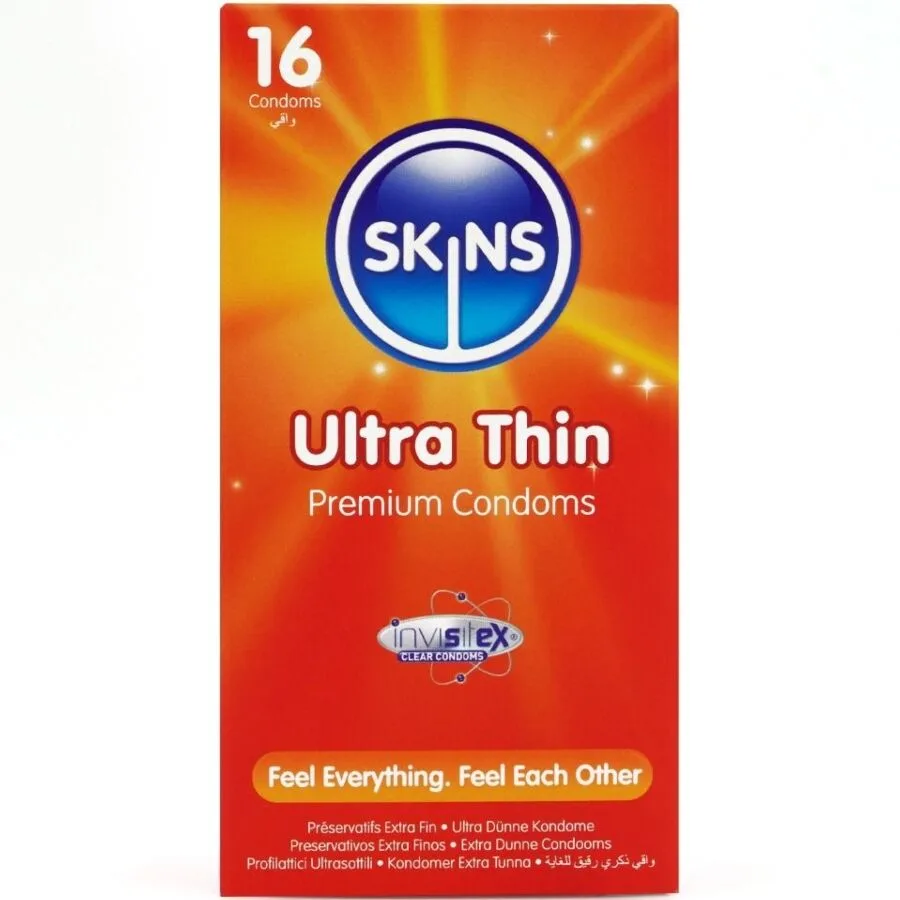Pack de 16 préservatifs ultra fins premium