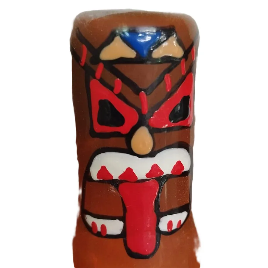 Préservatifs fantaisie peints à la main tiki TOTEM-01