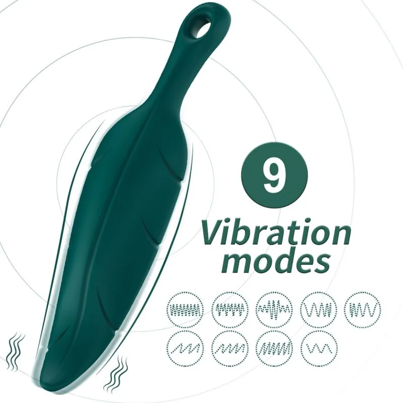 Armony - stimulateur & vibrateur vert feuille