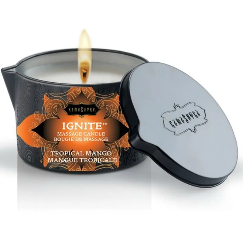 Kamasutra - bougie de massage manche tropical 170 gr