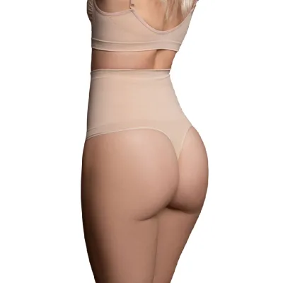 Bye-bra - faonneur sans points style string beige taille M