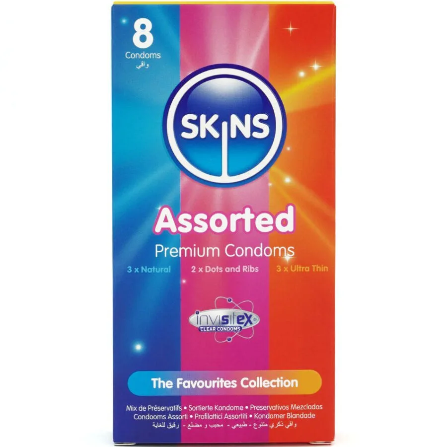Surtido preservativos premium pack 8