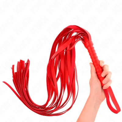Kink - fouet rouge manche court long queue 70 cm