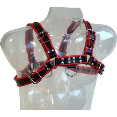 Catena harness iii nero / rosso