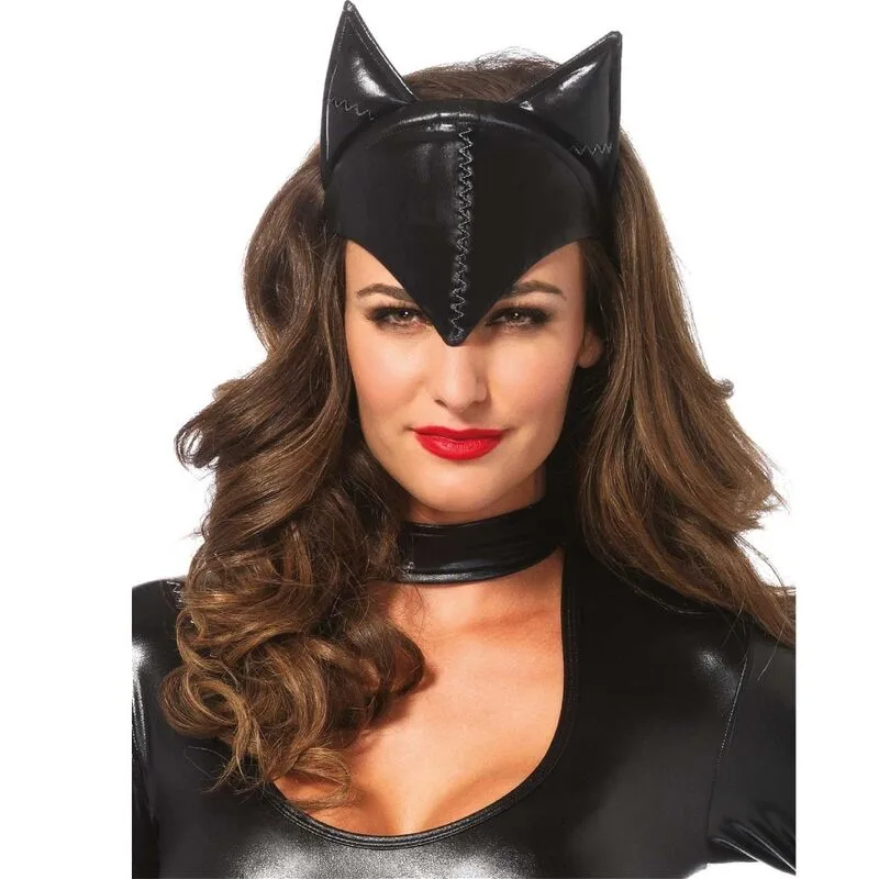 Leg avenue - masque de femme chat noir