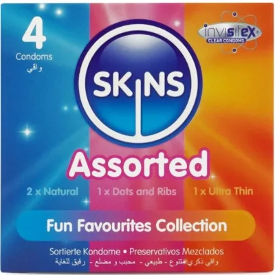 Sortierte premium-kondome, 4ER-PACK