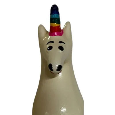 Preservativi novità dipinti a mano unicorno arcobaleno