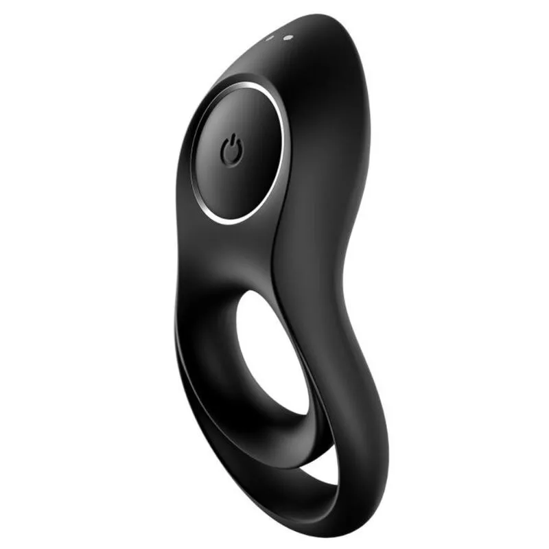 Satisfyer - vibratore ad anello duo leggendario nero