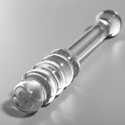 Modelo 20 dildo cristal transparente 20.5 cm -o- 3 cm