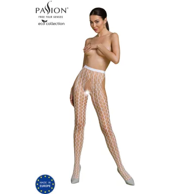 Passion - eco collection bodystocking eco S007 white