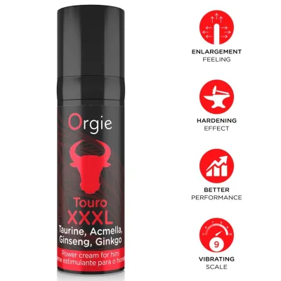 Crème augmentateur et agrandisseur de érection touro XXXL 15 ml