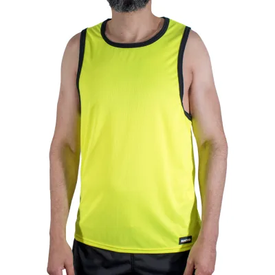 Macho - CMV001 gelbes gym-t-shirt L/XL