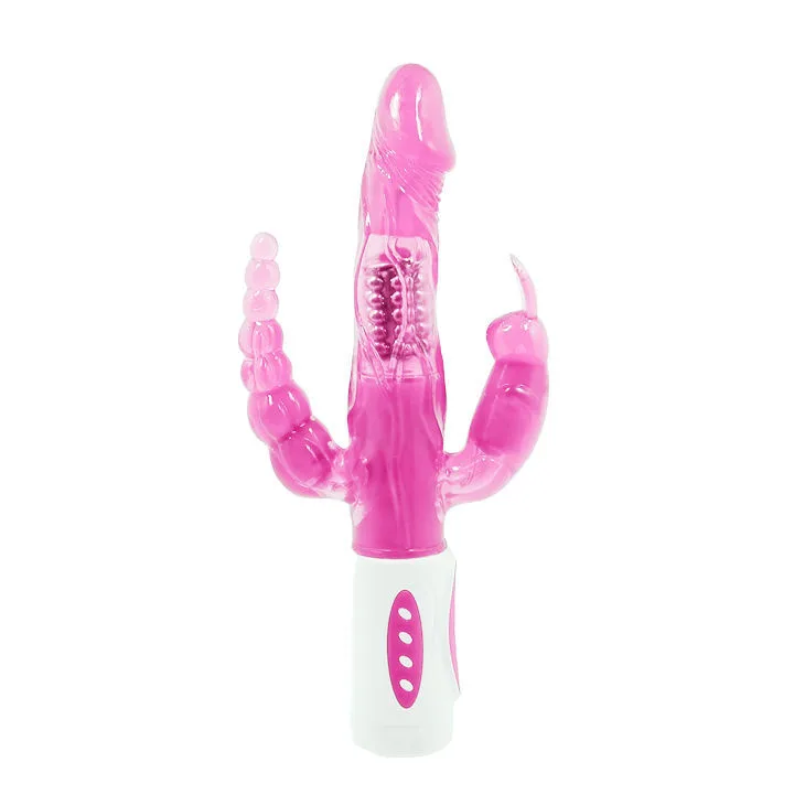 Baile - pretty bunny triple vibrateur rotateur