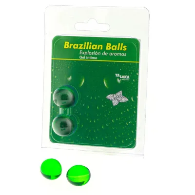 2 brazilian balls mint intimate gel