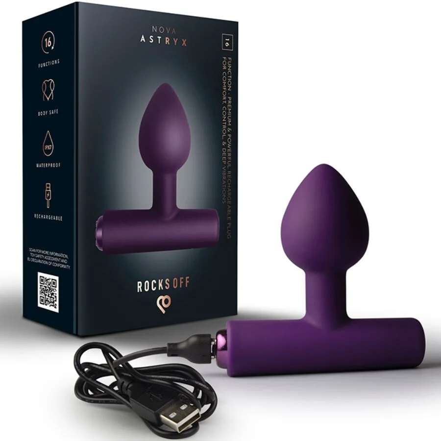 Mini baguette rechargeable 16 fonctions rose pivoine