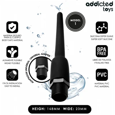 Anal cleaner mit universaladapter modell 1