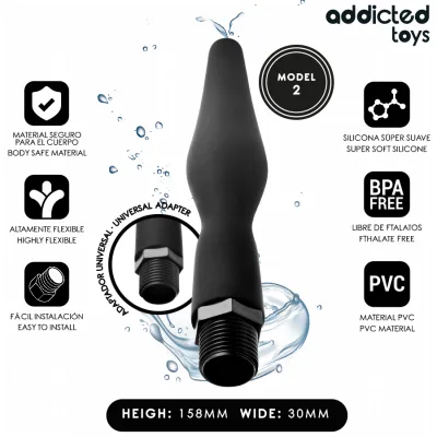 Anal cleaner mit universaladapter modell 2