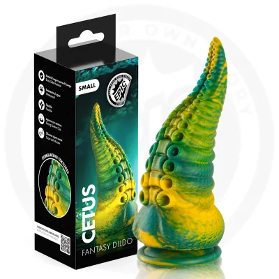 Godemichet cetus vert à tentacule petite taille