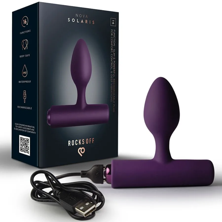 Mini baguette rechargeable 16 fonctions rose pivoine