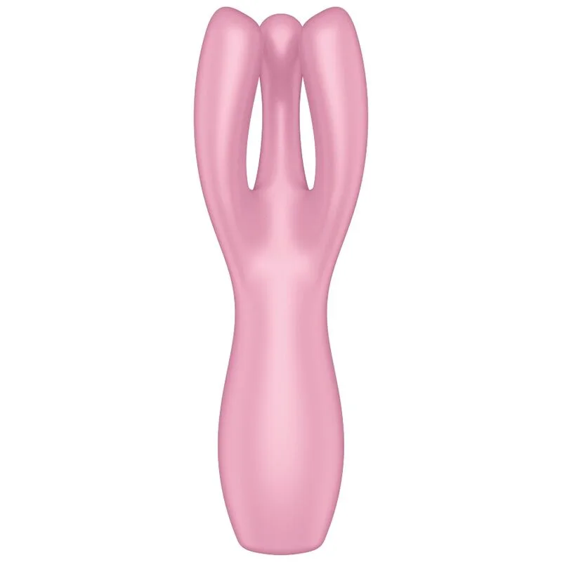Satisfyer - vibrateur threesome 3 rose