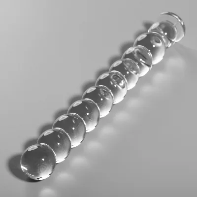 Modelo 22 dildo cristal transparente 21.5 cm -o- 2.5 cm