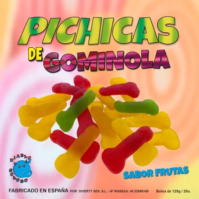 Fruit gummy slices