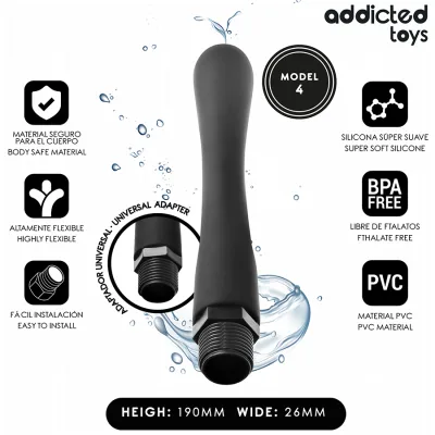 Anal cleaner mit universaladapter modell 4