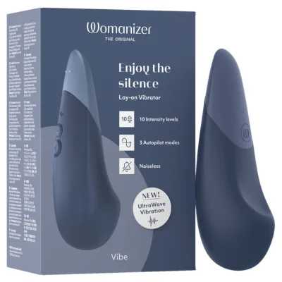 Vibe liggende vibrator donkerblauw