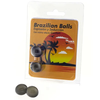 2 brazilian balls comfort effect exciting gel