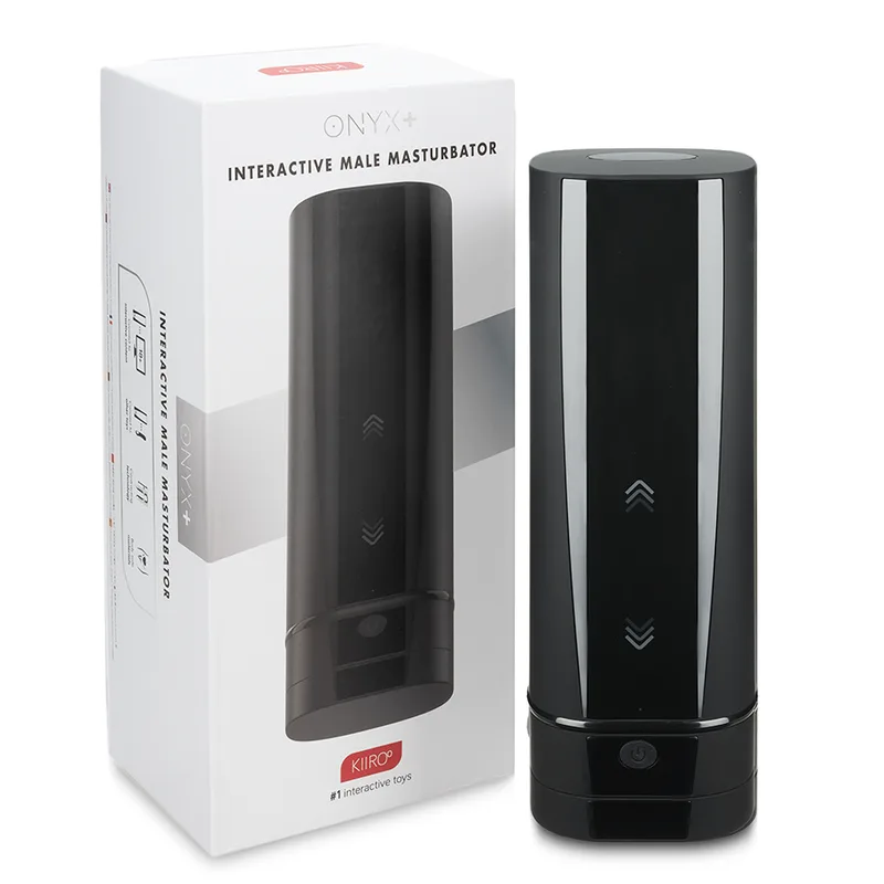 Masturbateur télédildonique onyx+ avec texture de peau