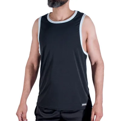 Macho - CMV004 schwarzes gym-t-shirt S/M