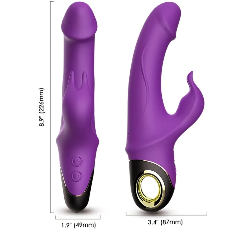 Armony - meteror dildo vibrateur lapin violet