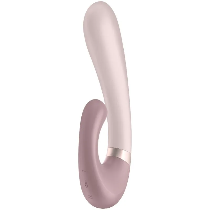 Satisfyer - Vibromasseur Heat Wave avec application, rose