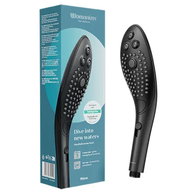 Wave cabezal de ducha estimulador de clitorís negro