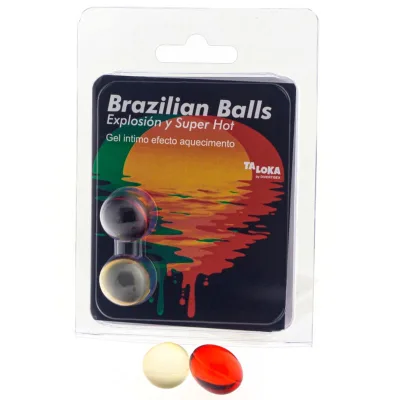 2 brazilian balls super hot effect exciting gel