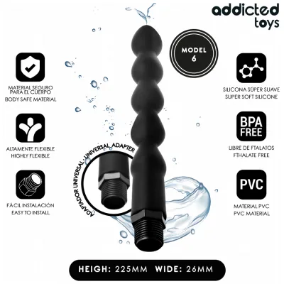 Anal cleaner mit universaladapter modell 6