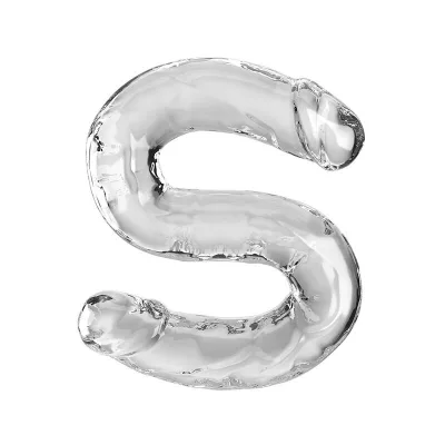 Double trouble doppeldildo 46 cm klar