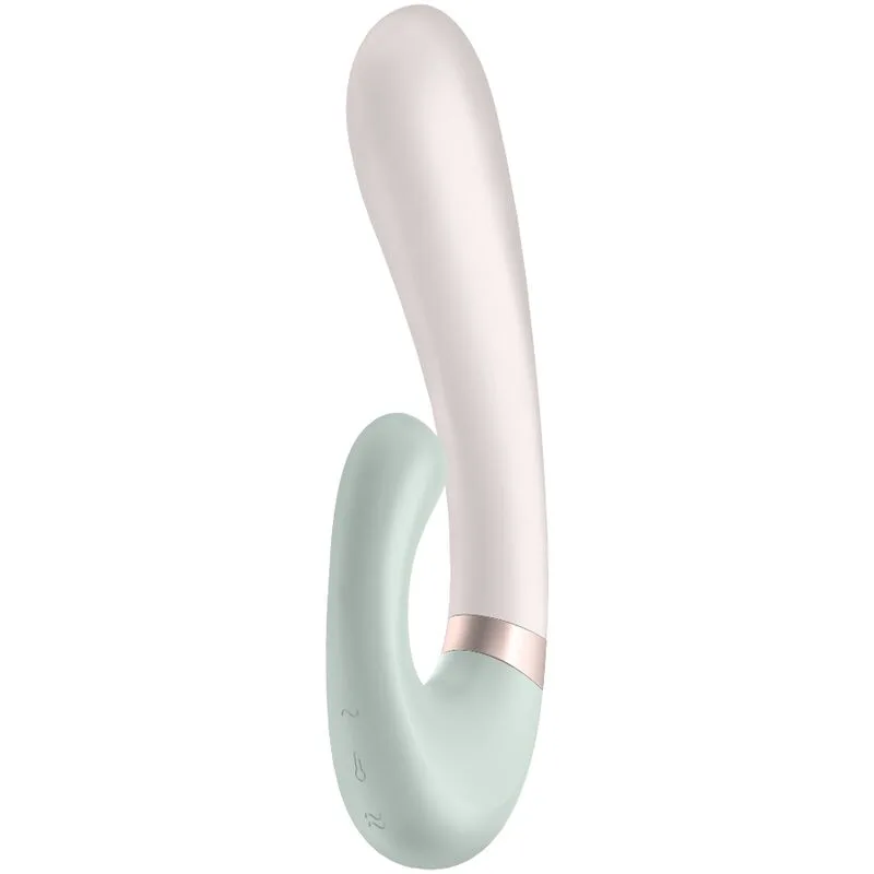 Satisfyer - application heat wave vibrateur blanc