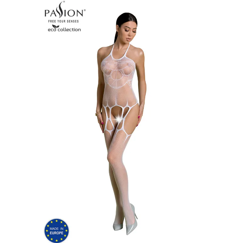 Passion - bodystocking eco collection eco BS002 blanc