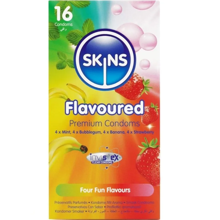 Meerdere smaken premium condooms pak 16