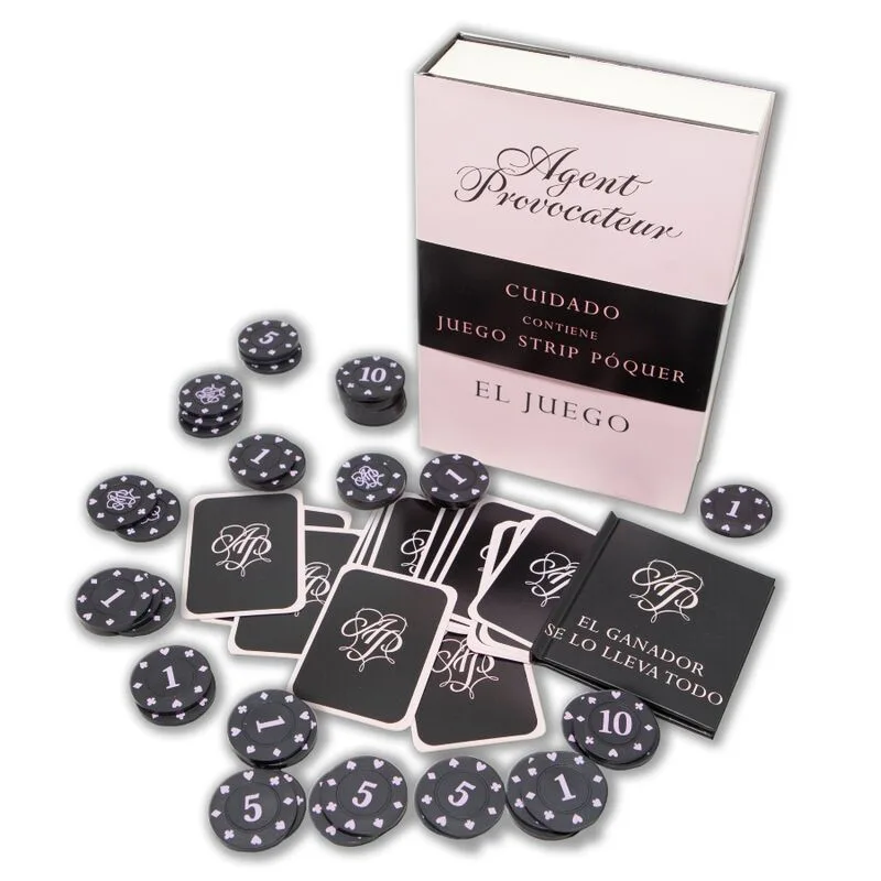 Jeu de jetons et cartes de poker rayures