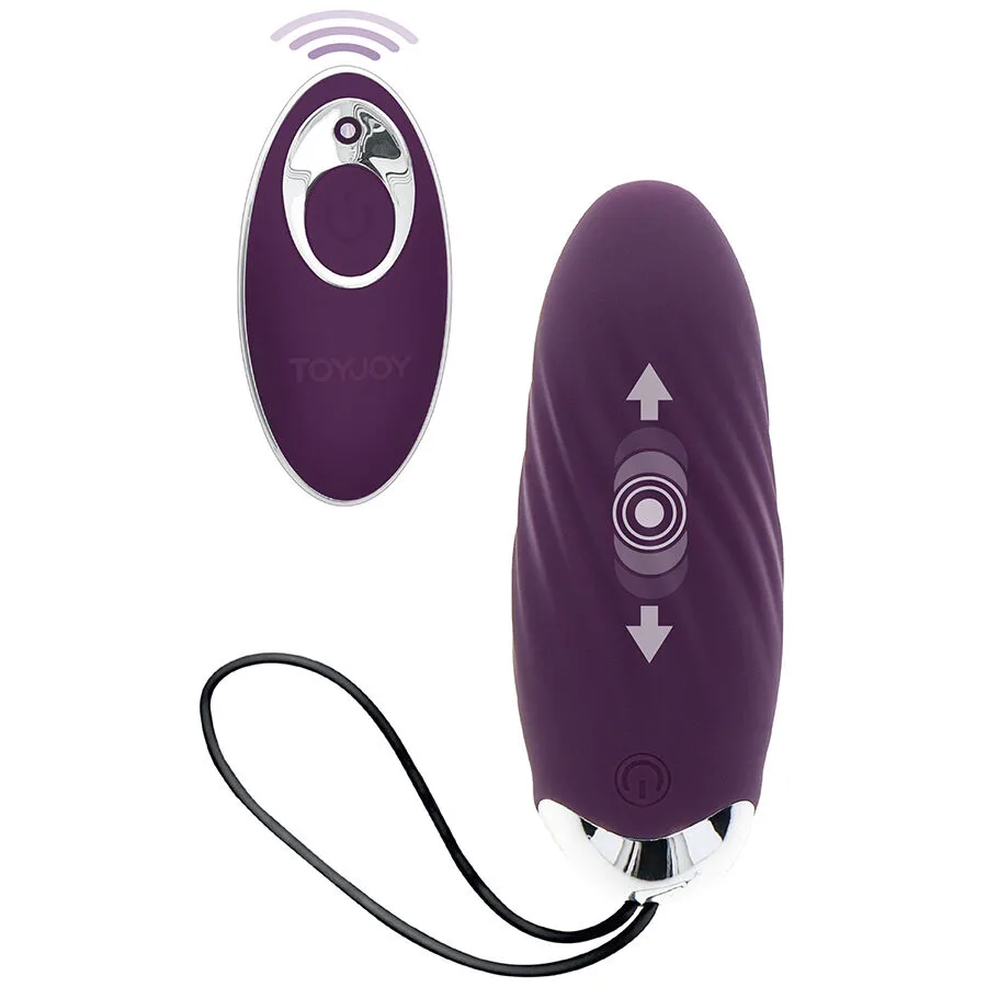 Happiness knock knock eggstavagant vibrateur télécommande violet
