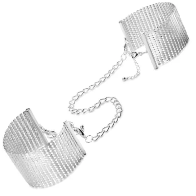 Bijoux - désir métallique silver metallic handcuffs